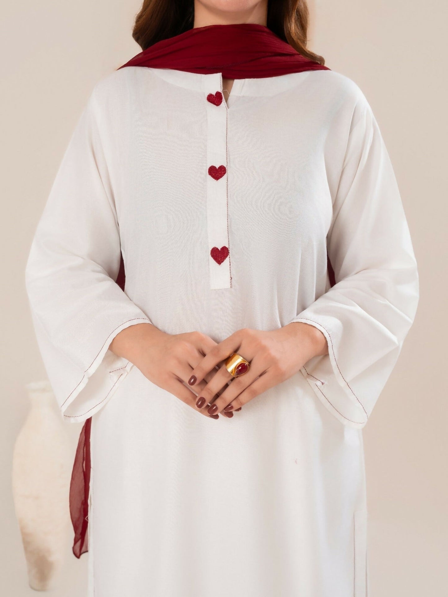 Stylish Collection Luxe Edit Linen Stitched 3-Piece Suit-Noor