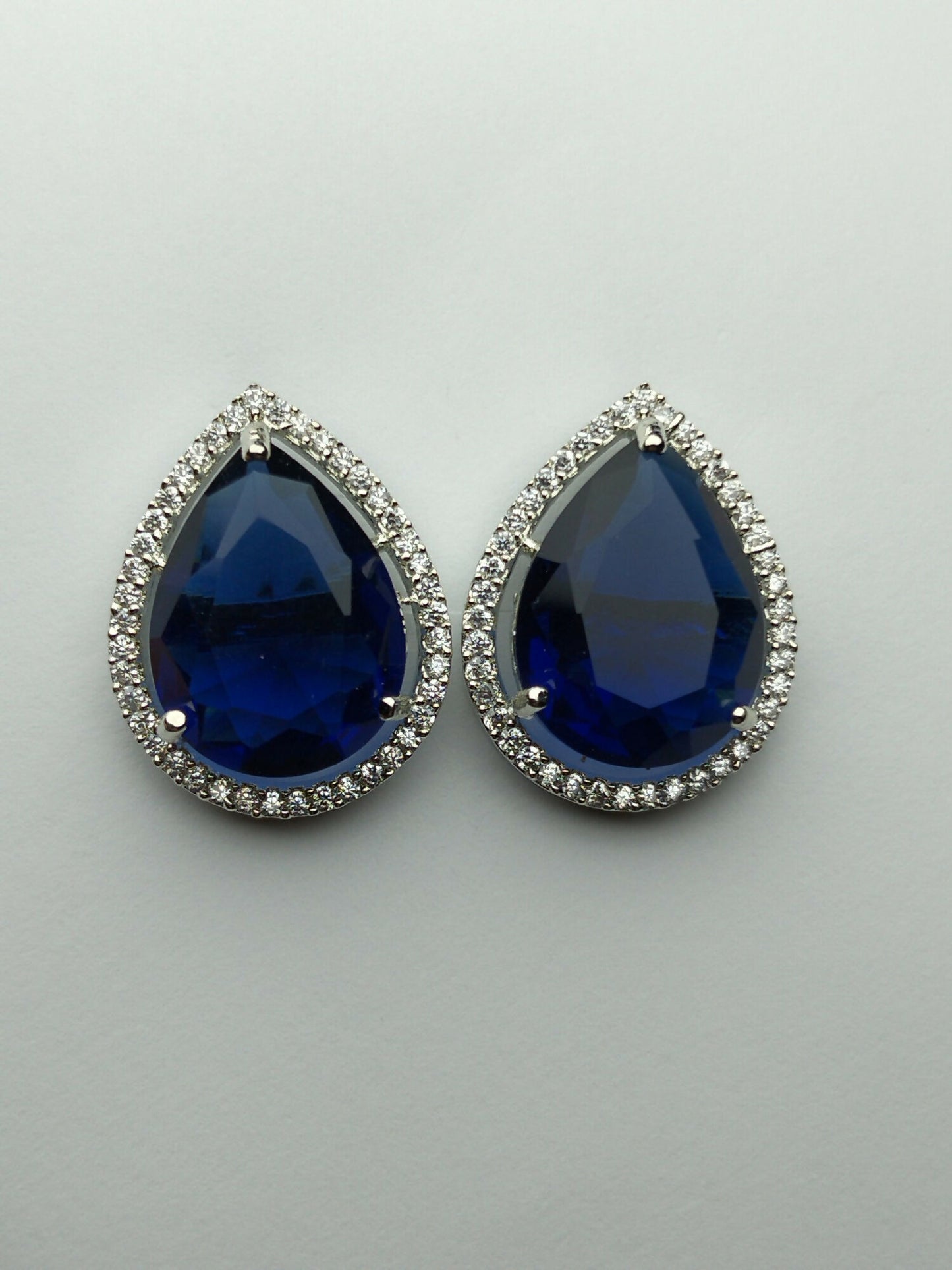 H&A Jewellery One Carat American Diamond Stud Earrings
