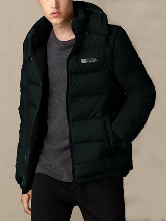 Funky's Plain Puffer Jacket-14844
