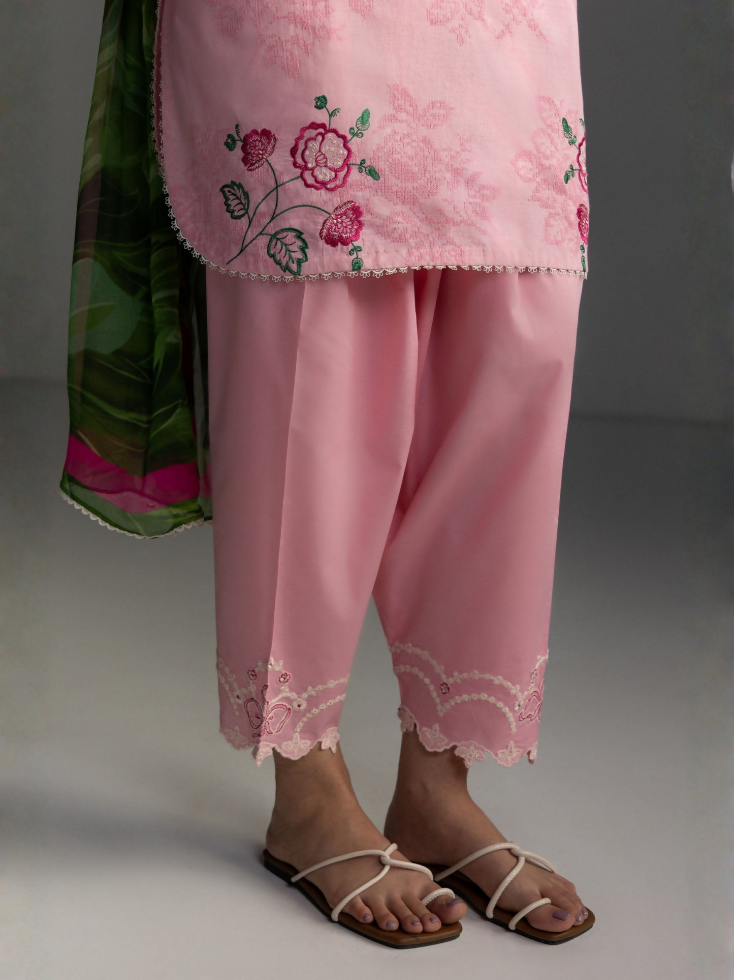 COCO by Zara Shahjahan Lawn'26 Embroidered Unstitched 3-Piece Suit-Miro-2A
