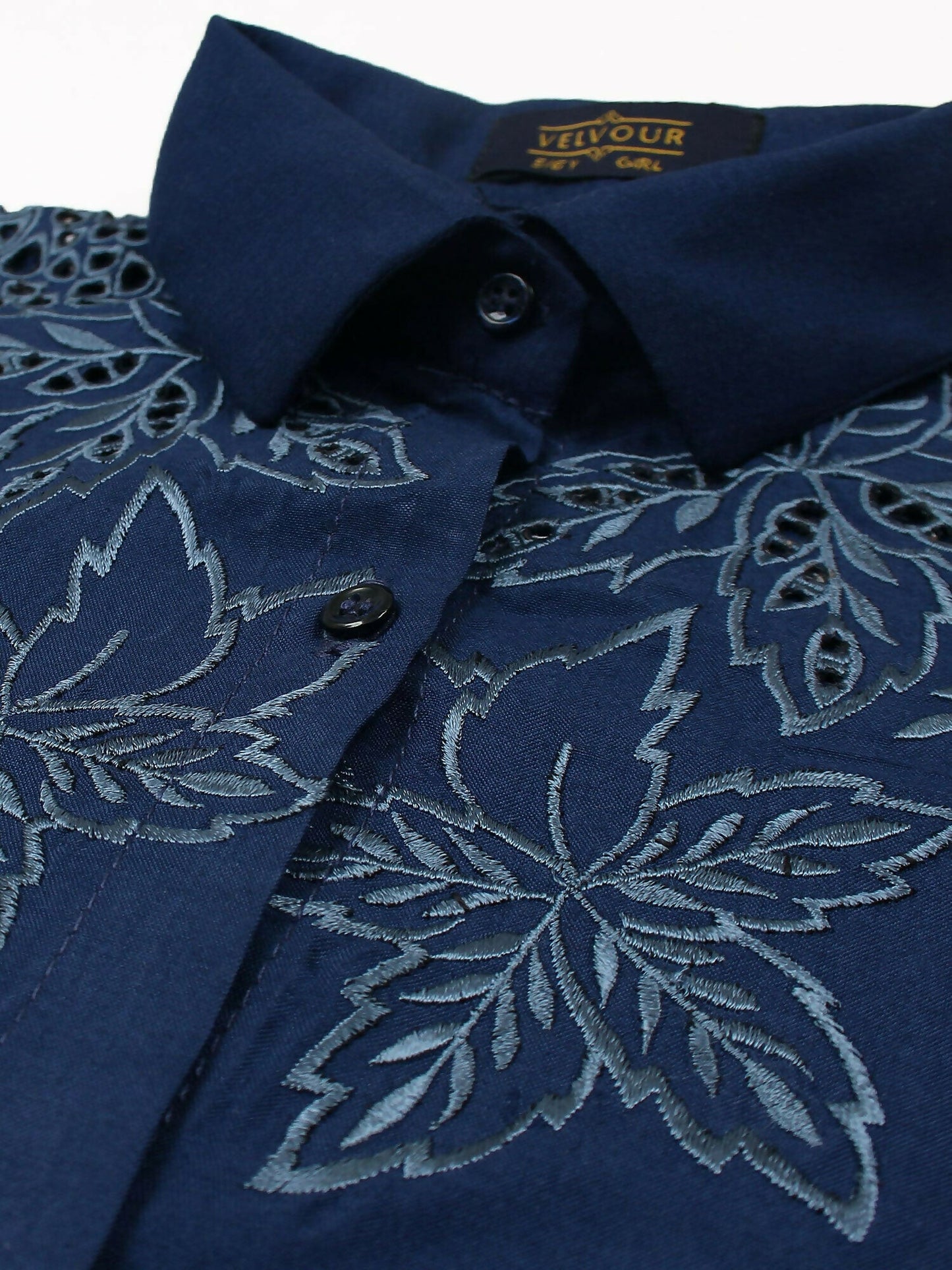 Velvour Girls Viscose Embroidered Stitched Tunic-VG80-A