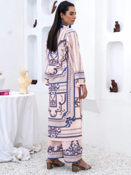 MH Cloth House Soft Khaddar Printed Stitched 2-Piece Suit-Zyra