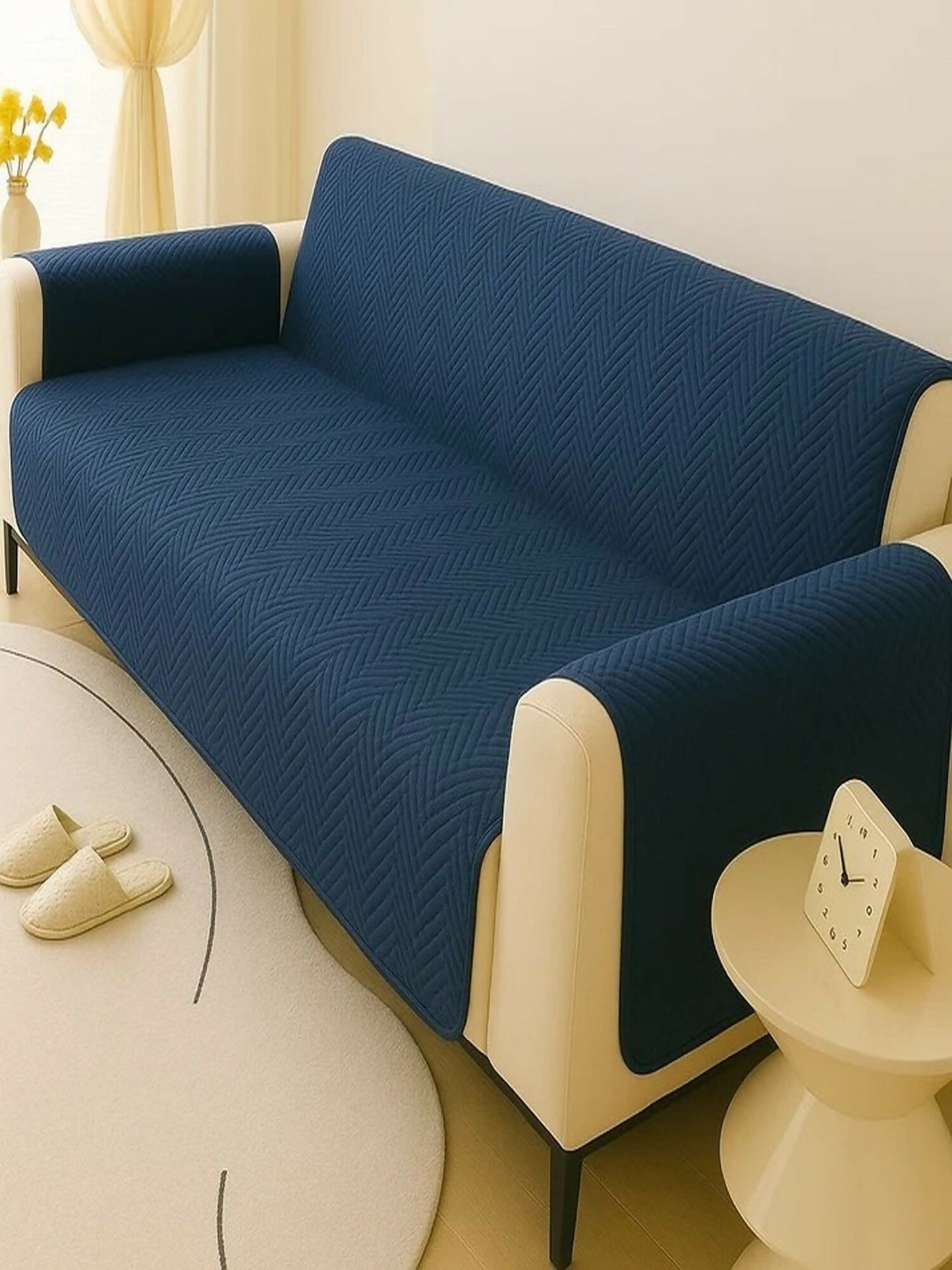 Elegant Bedding Mat Ultrasonic Micro Sofa Cover