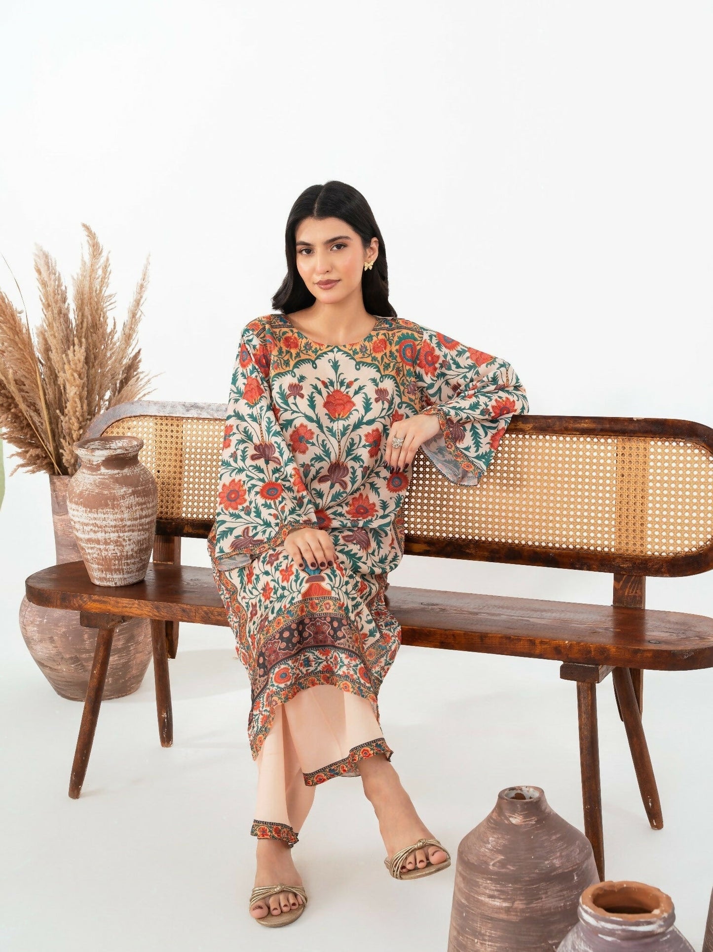 Stylish Collection Enchant Pret Poly Lawn Printed 2-Piece Suit-Jahaniya