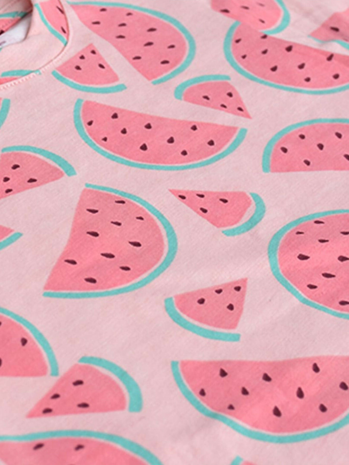 Jupiter Plain Kids Unisex Watermelon Tee Shirt-13751