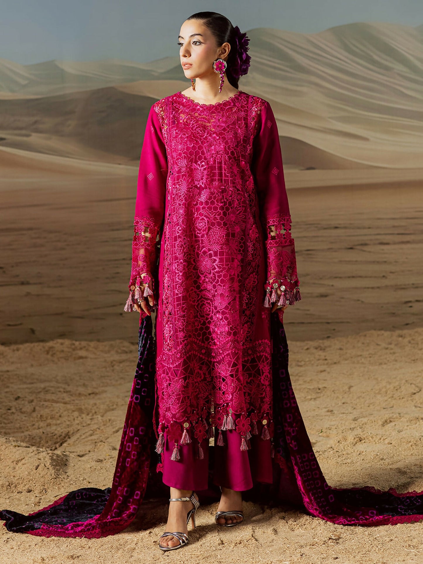 Mahnur Amelia Kotrai Embroidered Stitched 3-Piece Suit–CK-011