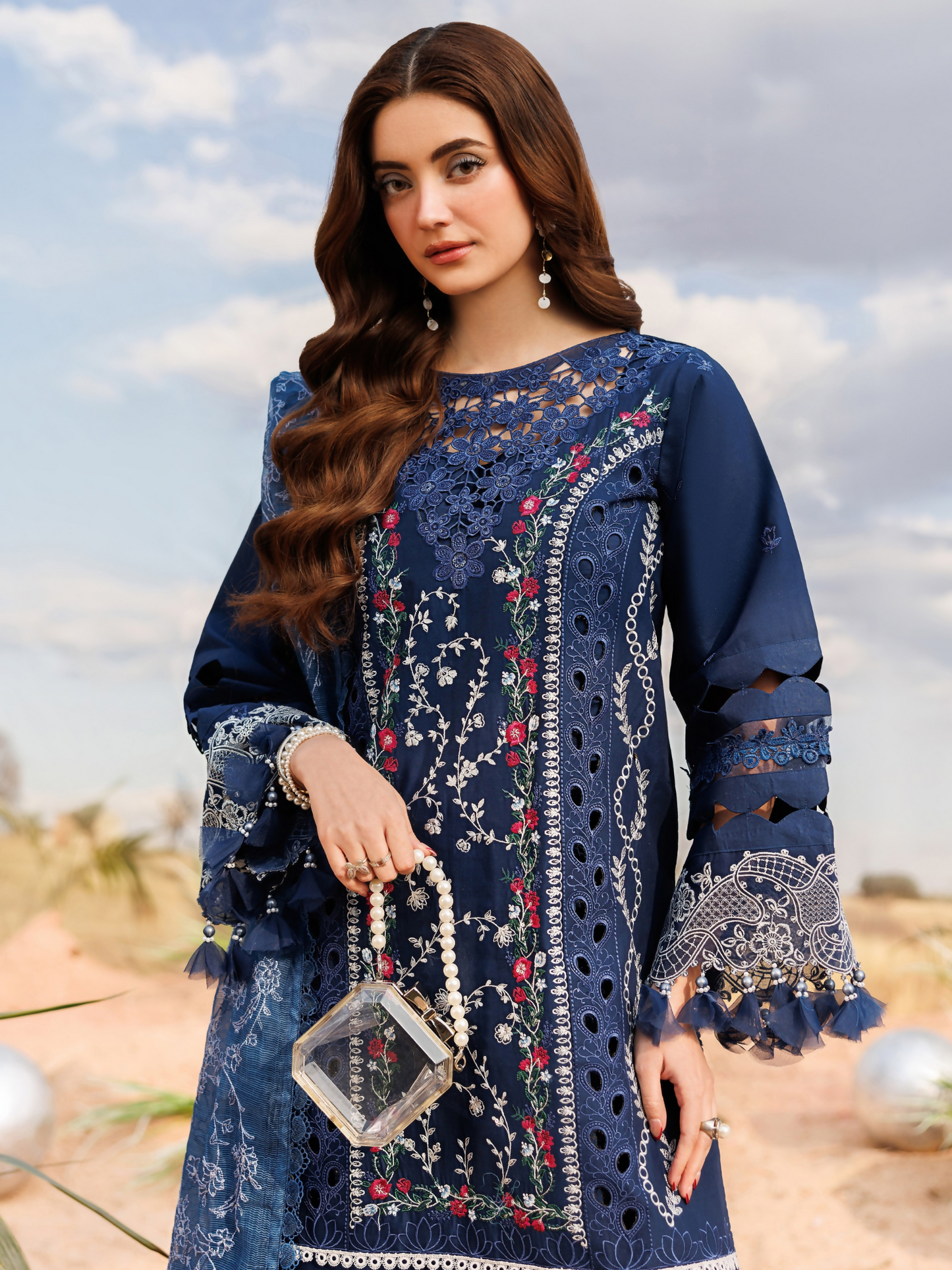 Parishay Shangrila Lawn Vol 2 Embroidered Unstitched 3-Piece Suit-ANG-08