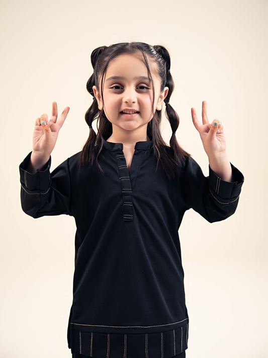 Velvour Girls Mesh Co-Ord Set-VG202-B