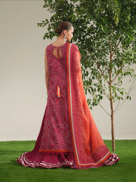 Binilyas Jojo Summer'26 Lawn Embroidered Unstitched 3-Piece Suit-87A