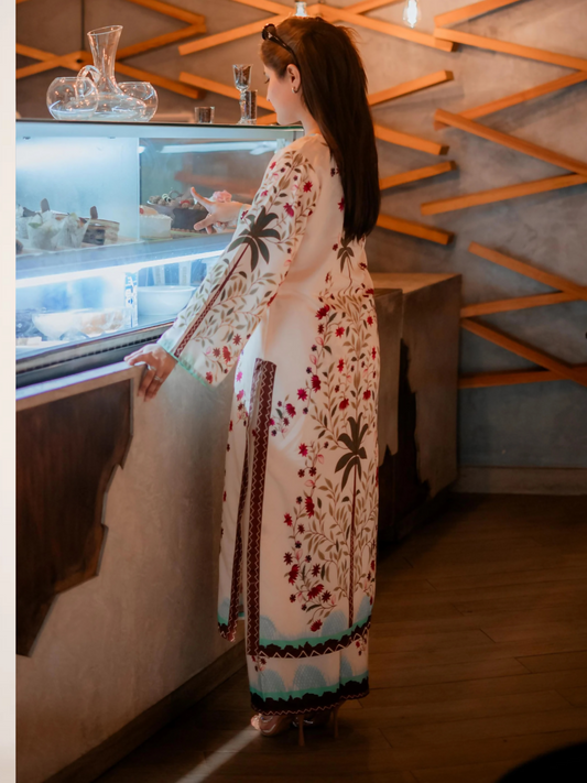 MH Cloth House Poly Lawn Printed Stitched 2-Piece Suit-Sehrnaz