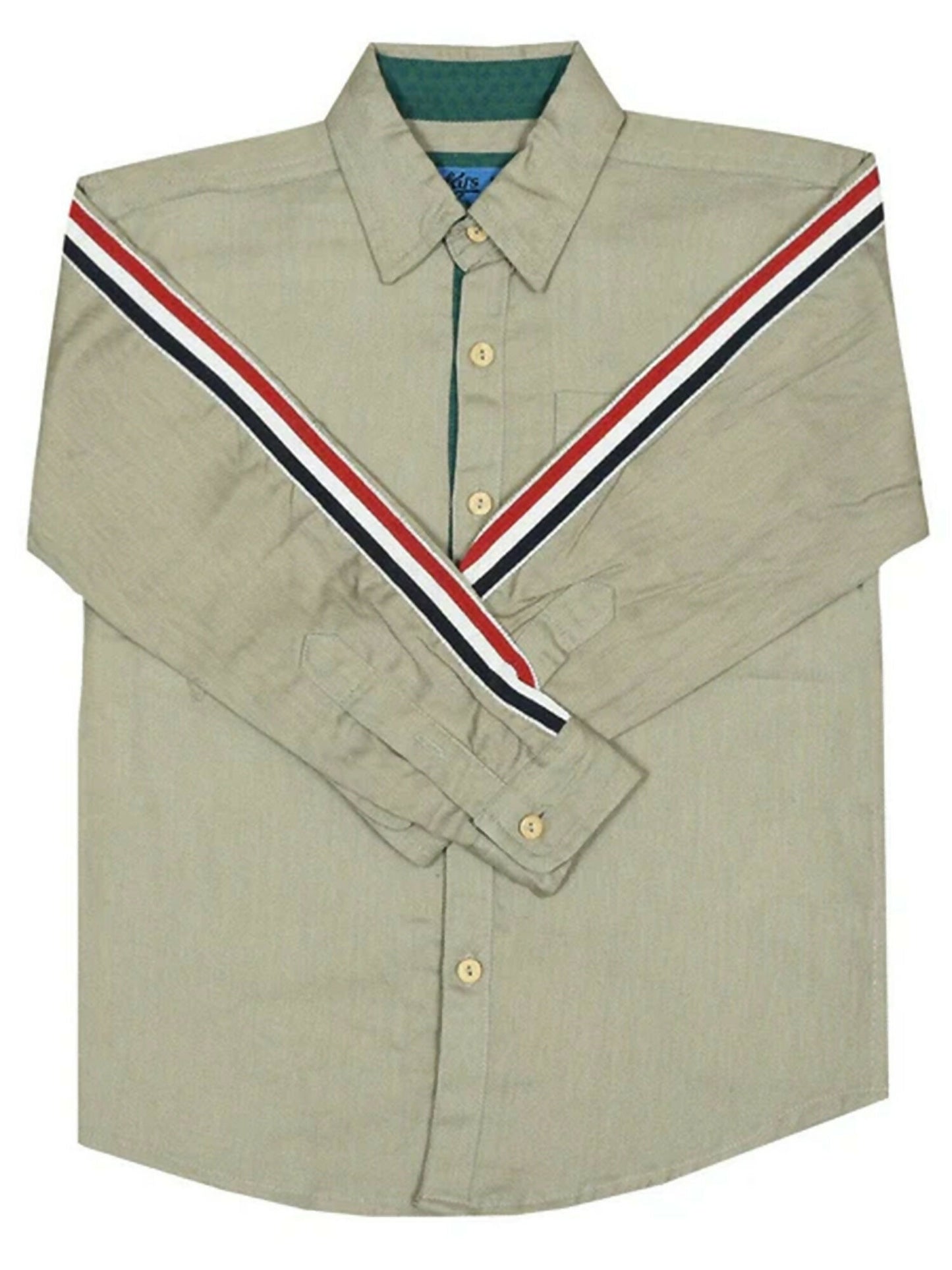 Funky's Plain Side Stripe Shirt-11529