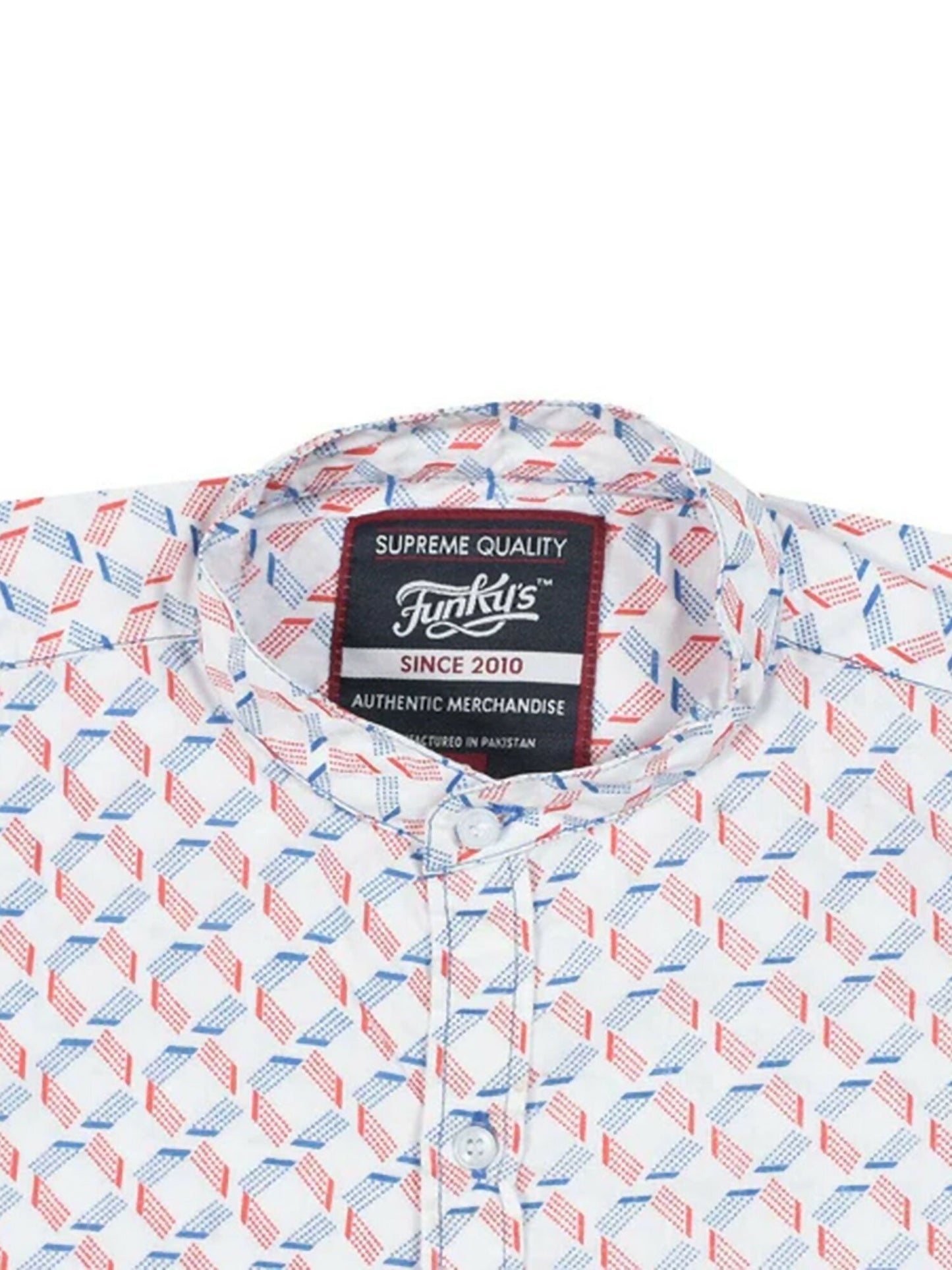 Funky’s Printed Rage Red Lift Shirt-10236