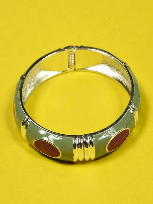 Funky's Women Modern Design Clutch Bangle-10875