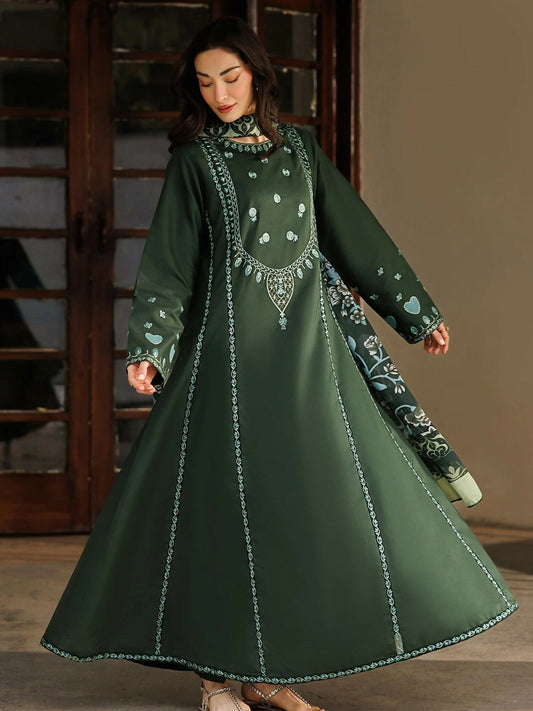 Panache Apparel Mistfall Ramadan Edit Cotton Embroidered Stitched Suit-Vail