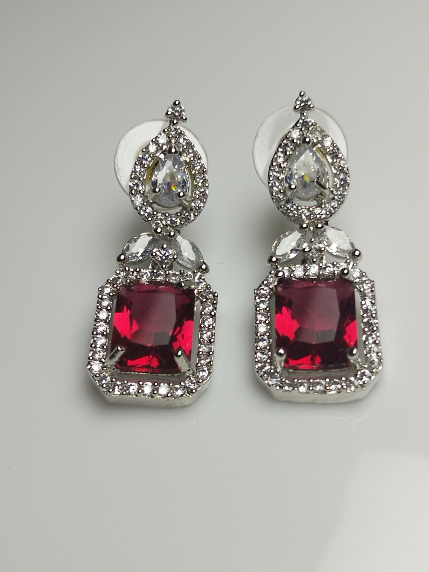 H&A Jewellery One Carat American Diamond Earrings