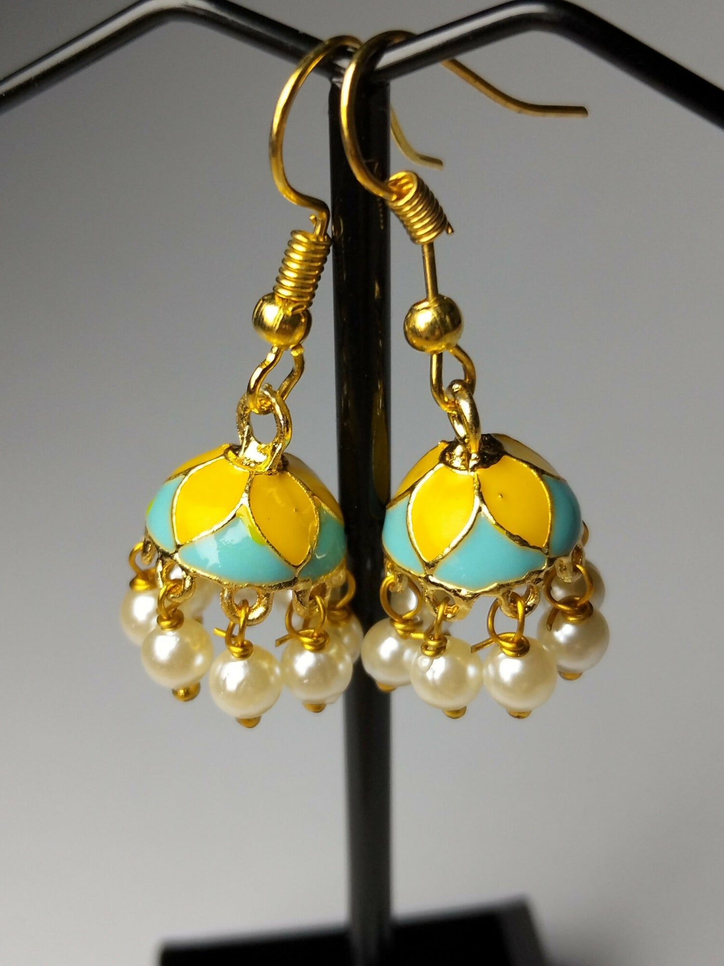 H&A Jewellery Jaipuri Jhumki Earrings