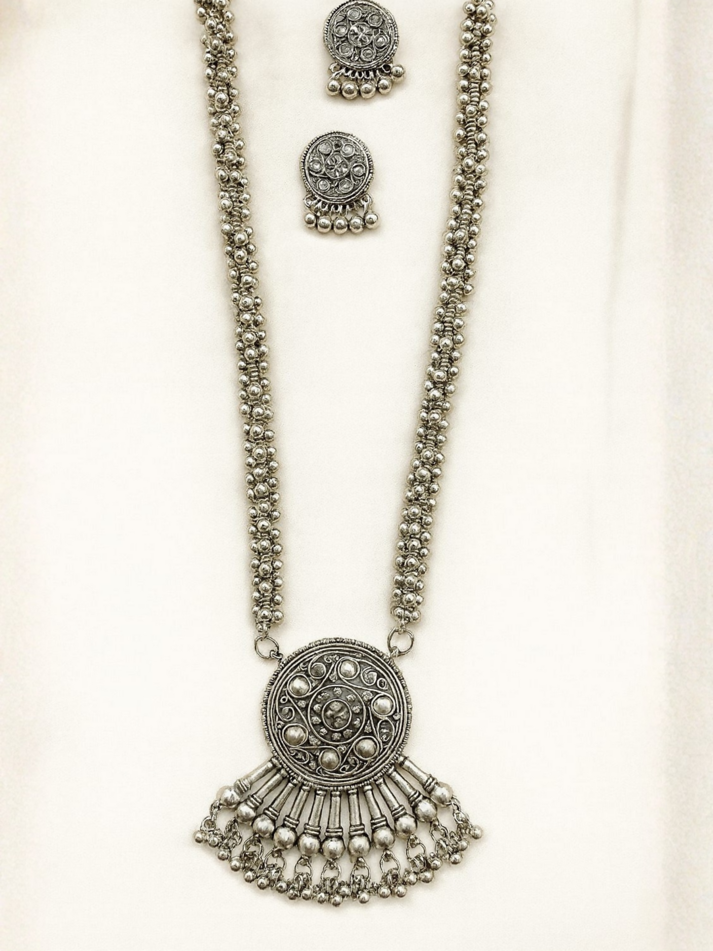 Durwaj's Oxidized Silver Set-DW-003