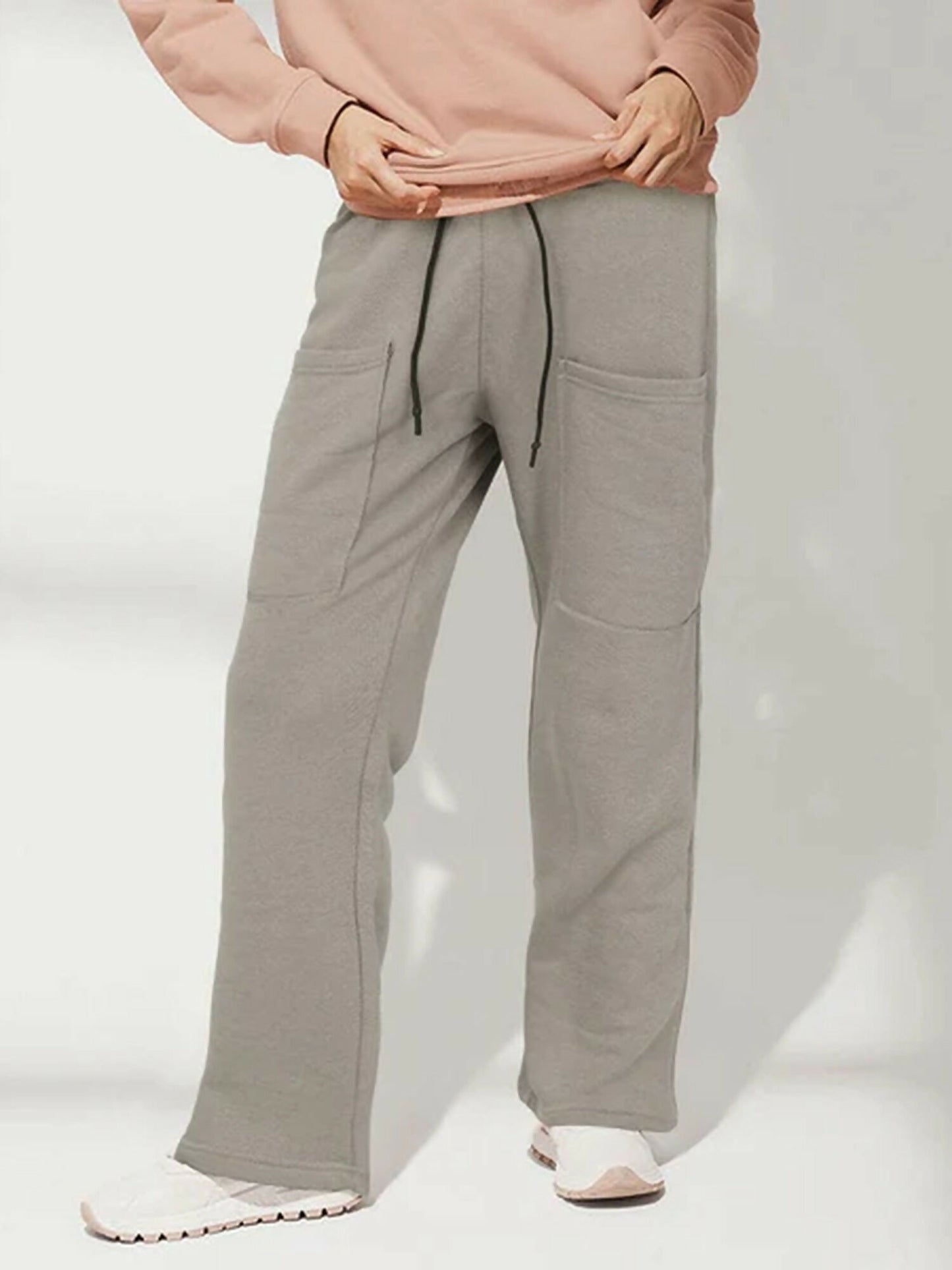Jupiter Plain Cargo Pockets Trouser-13842