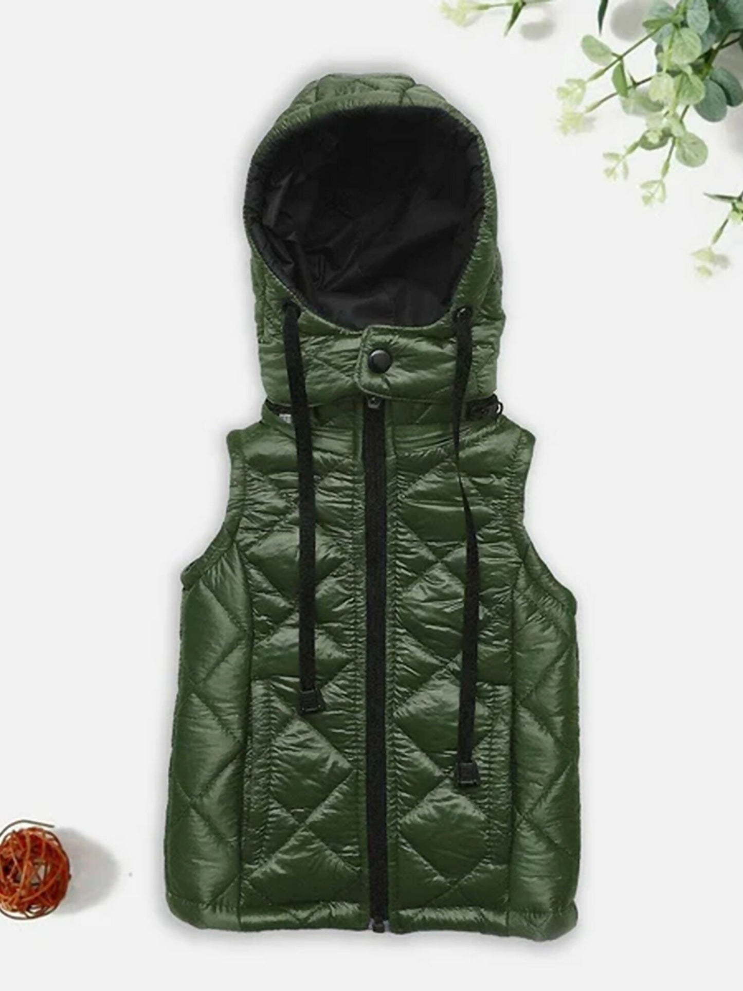 Jupiter Plain Kids Removable Hood Puffer Jacket-13200