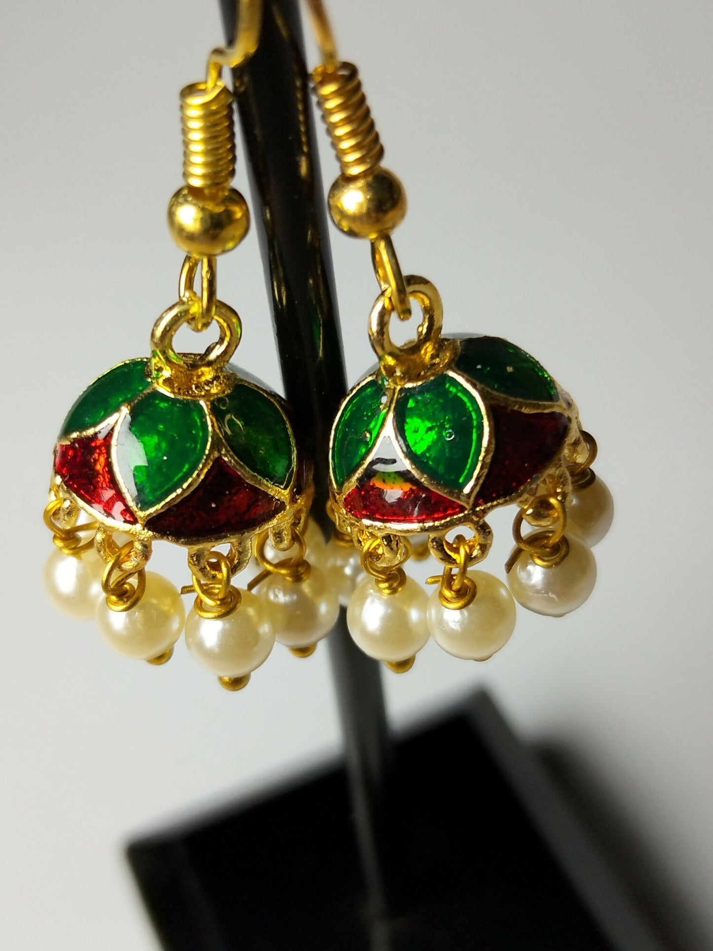 H&A Jewellery Jaipuri Jhumki Earrings