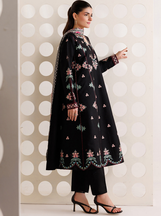 Panache Apparel Mistfall Vol II Cotton Embroidered Stitched Suit-Zyra