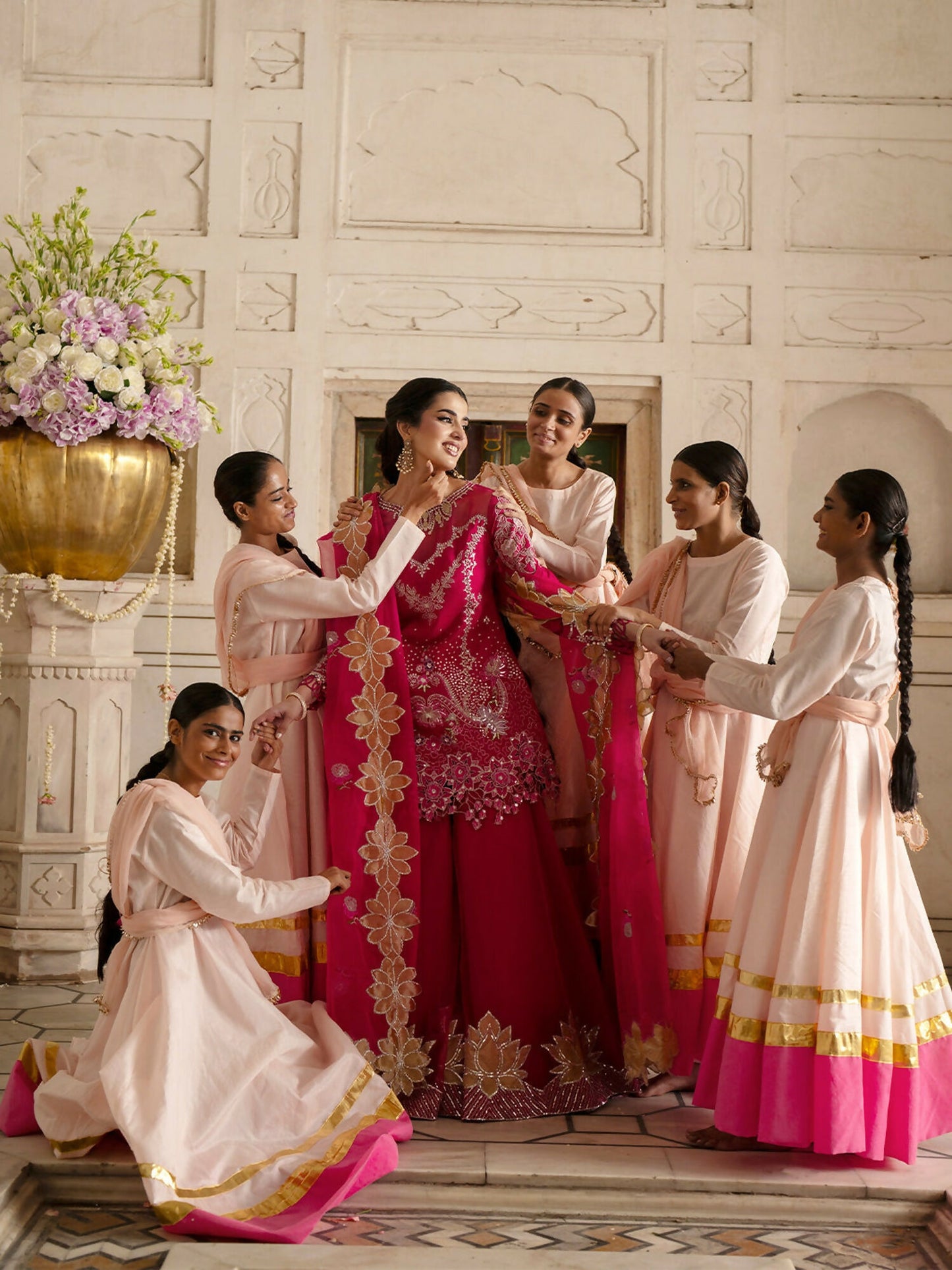 Parishay Ranibagh Luxury Formals Silk Embroidered Unstitched 3-Piece Suit-Gul Bahaar