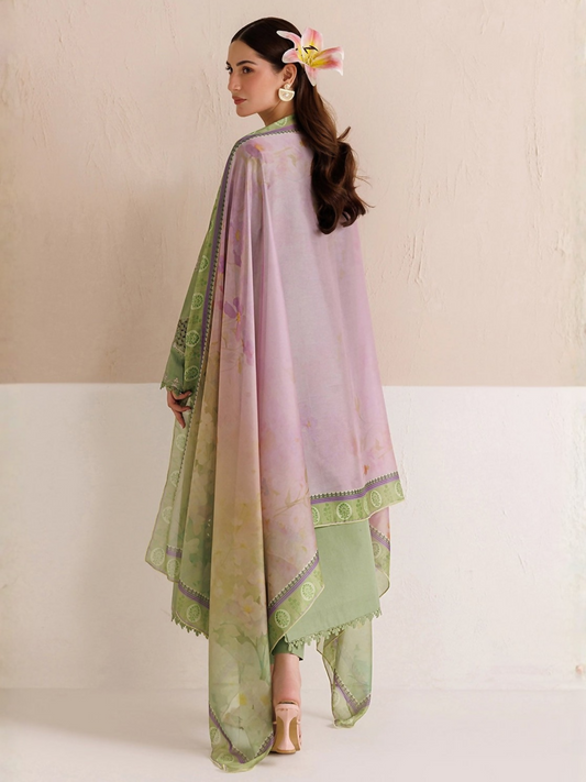 Panache Apparel Mistfall Vol II Cotton Embroidered Stitched Suit-Caelis