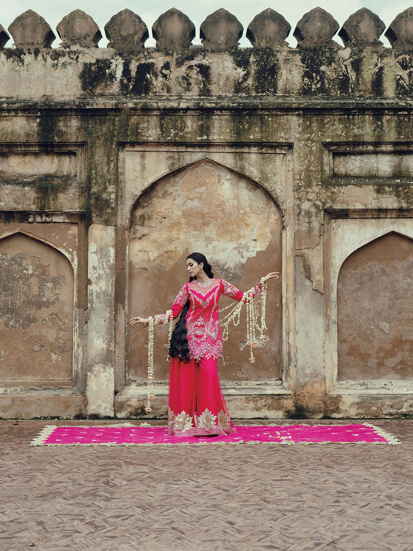Parishay Ranibagh Luxury Formals Silk Embroidered Unstitched 3-Piece Suit-Gul Bahaar