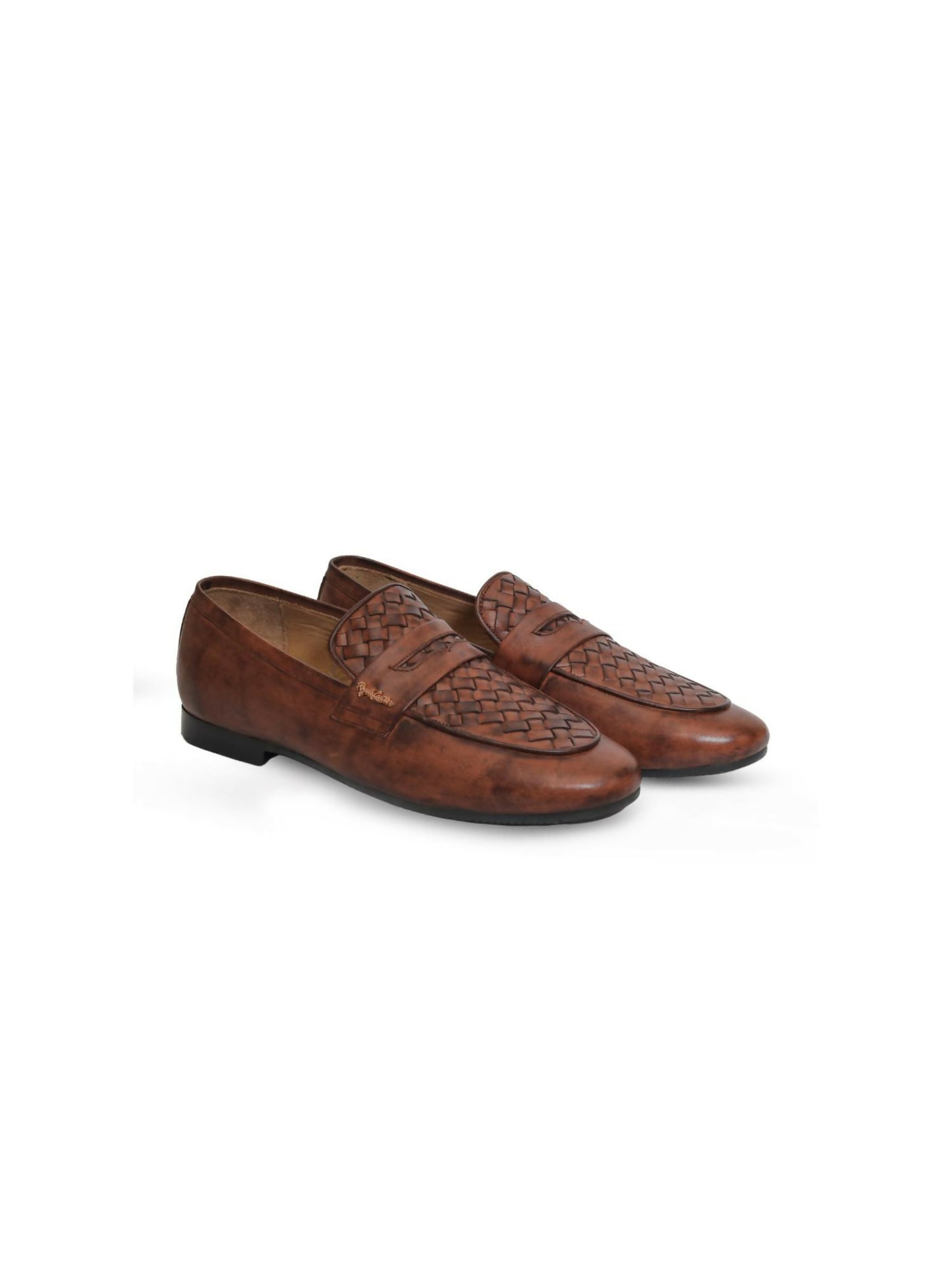 Brown Royale Leather Men’s Loafers