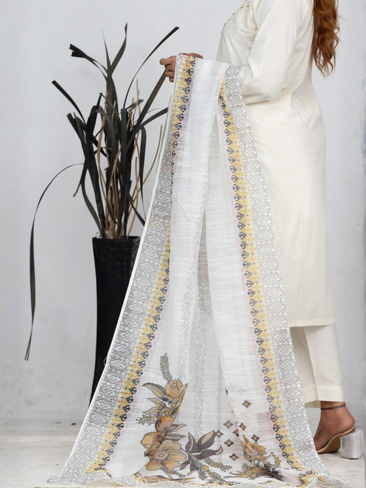 RB Pret & Couture Cotton Embroidered Stitched 3-Piece Suit-26