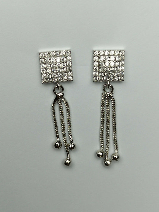 H&A Jewellery One Carat American Diamond Earrings