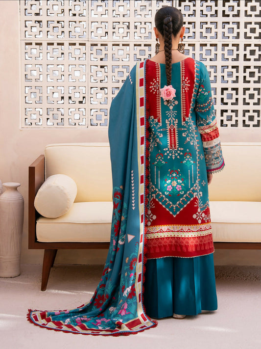 Binilyas Kotrai Embroidered Unstitched 3-Piece Suit-793-A