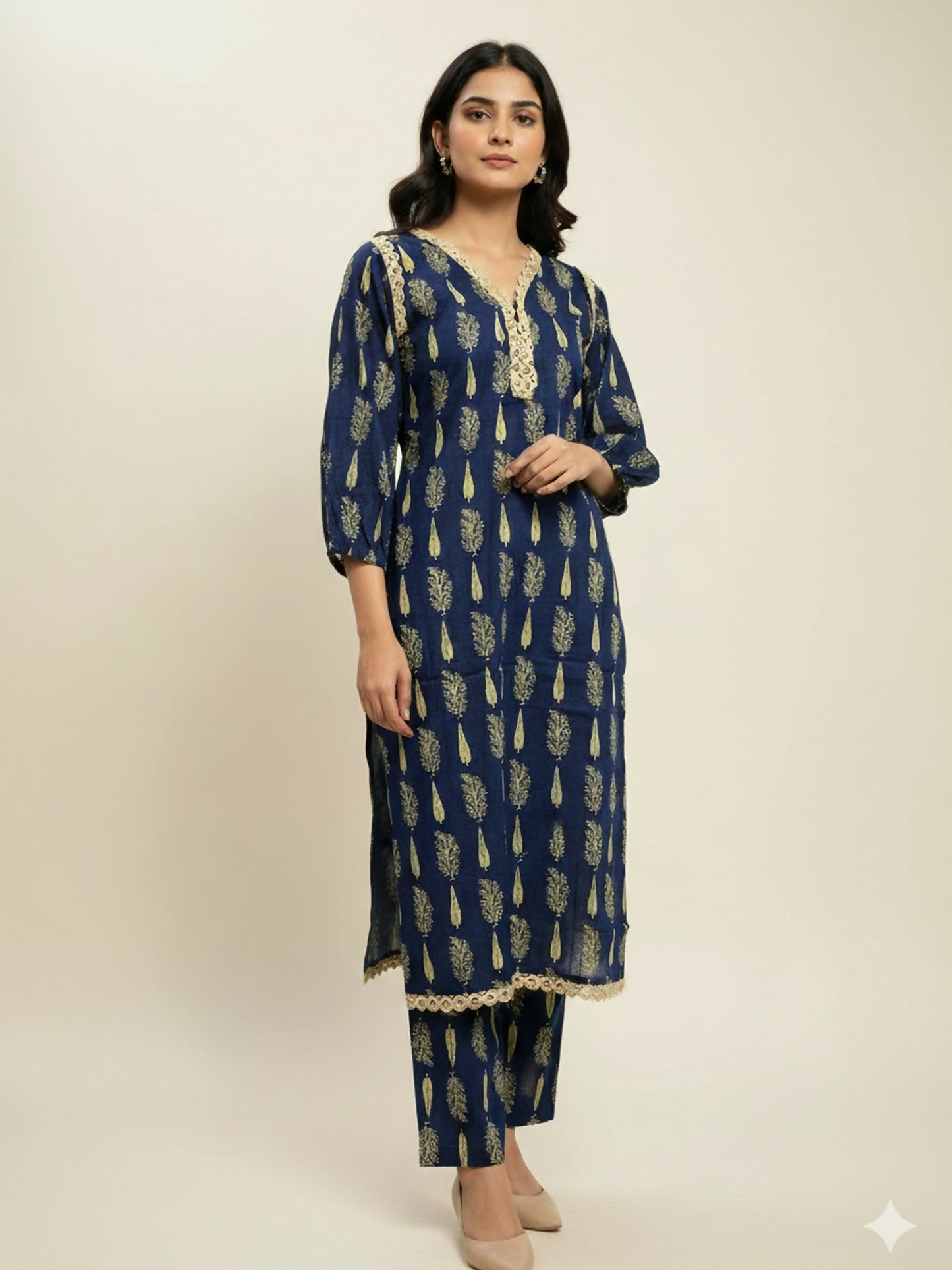 Bin Shaukat Khaddar Printed Stitched 2-Piece Suit
