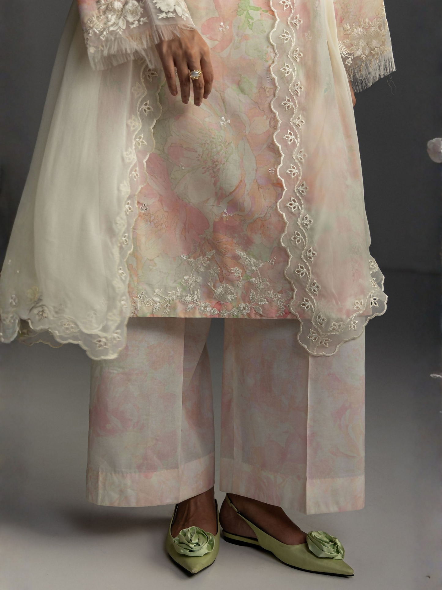 COCO by Zara Shahjahan Lawn'26 Embroidered Unstitched 3-Piece Suit-Aira-6B