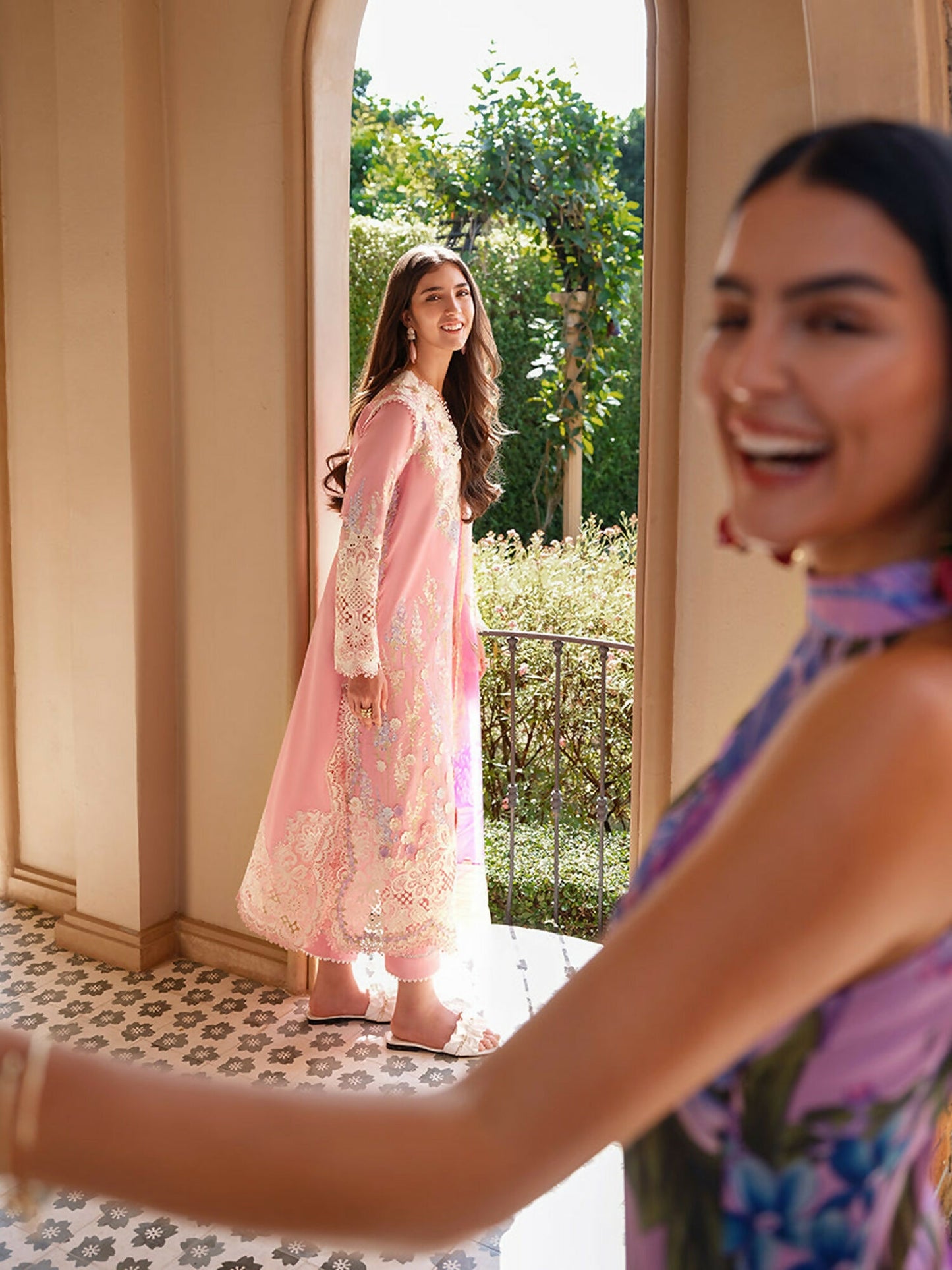 Mushq A Moi Luxury Lawn Embroidered Unstitched 3-Piece Suit-Silent Vows