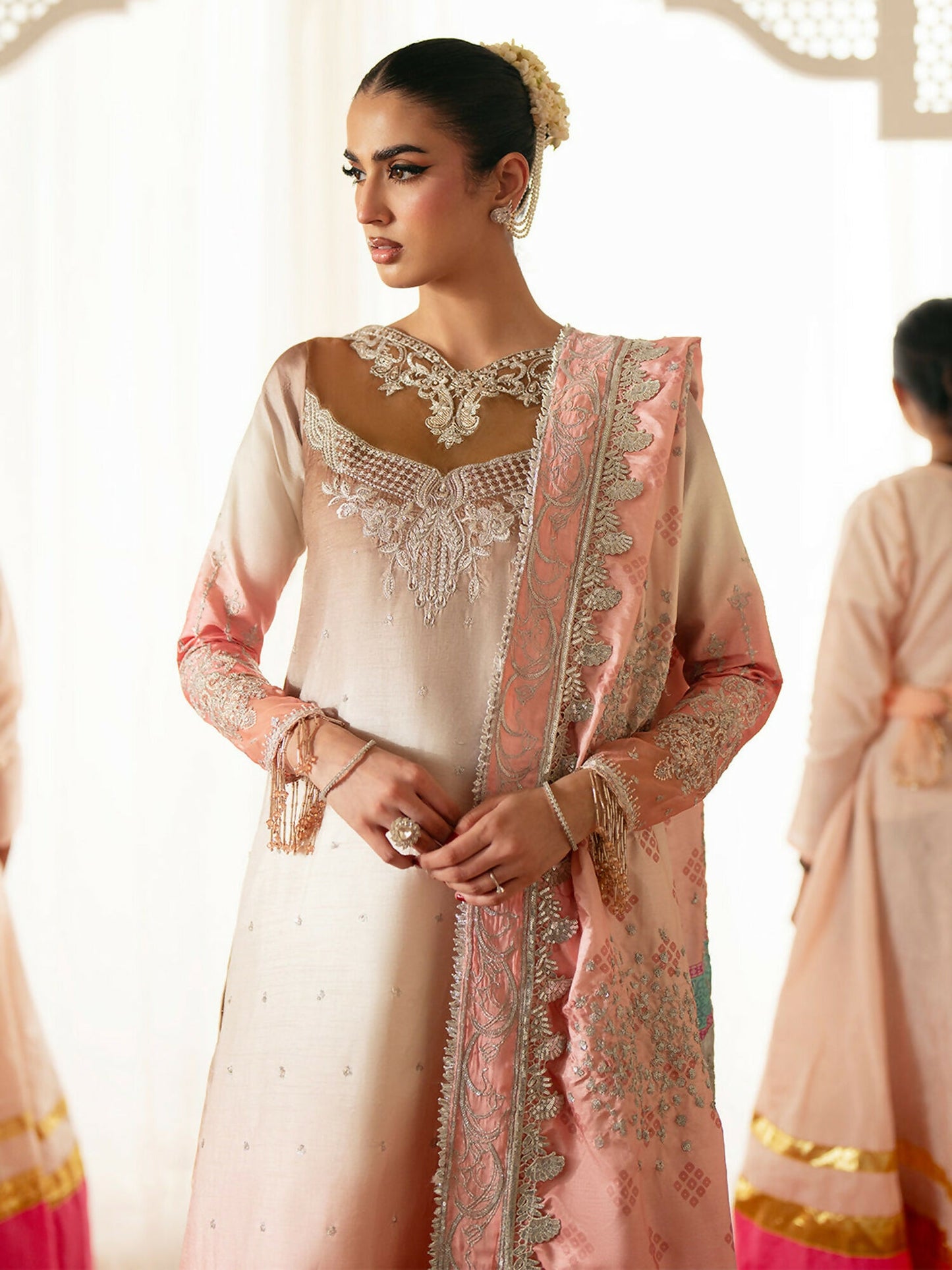 Parishay Ranibagh Luxury Formals Organza Embroidered Unstitched 3-Piece Suit-Meherbano