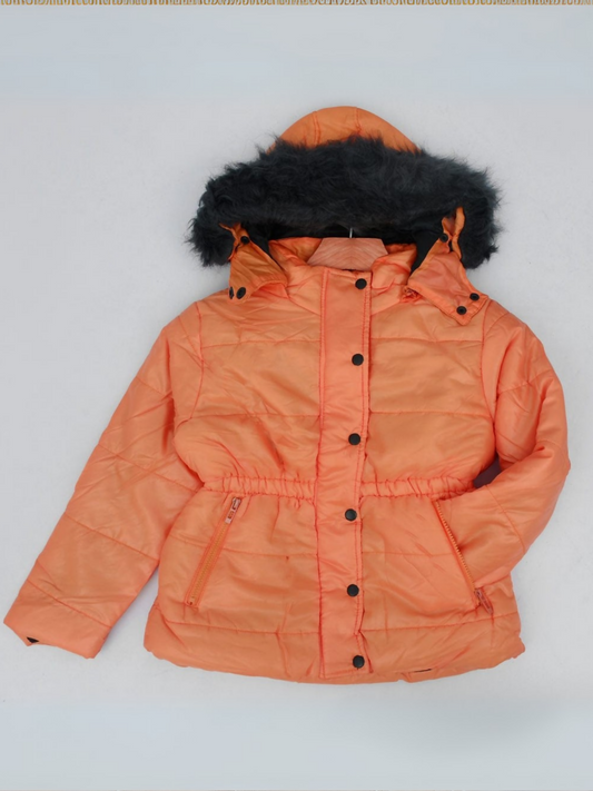 Funky's Plain Puffer Jacket-13068