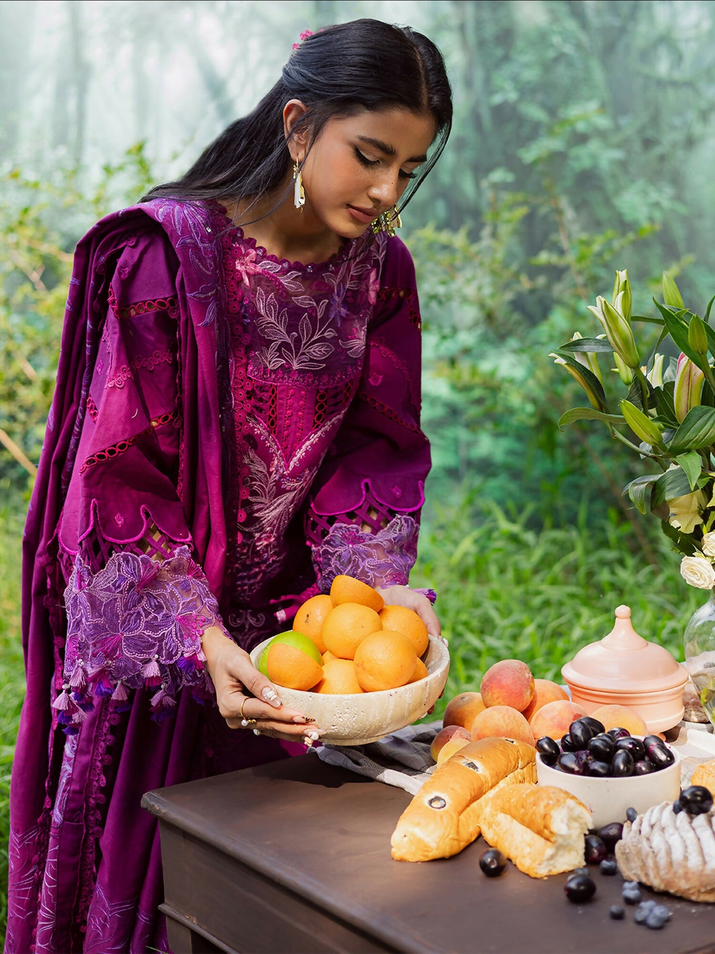 Parishay Winterwood Tales Khaddar Embroidered Unstitched 3-Piece Suit- WW - 06