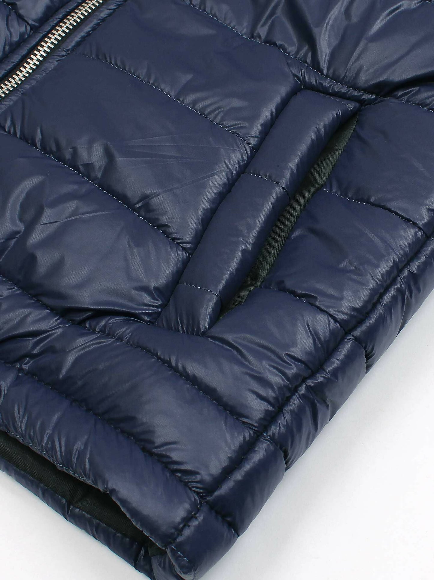 Velvour Polyester Sleeveless Hooded Puffer Jacket-VJ72-B