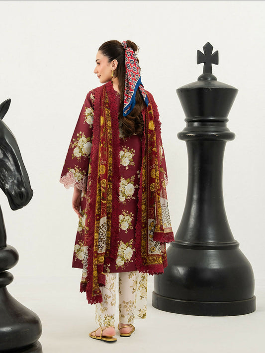 Mahnur Anaya Lawn Vol-1 Embroidered Stitched 3-Piece Suit-ANA-012
