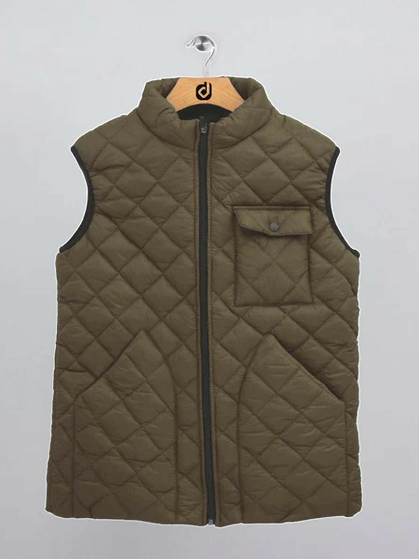 Jupiter Plain Soft Candy Puffer Gillet-13048