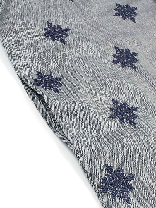 Velvour Boys Cotton Embroidered Stitched Kurta-VB196-J