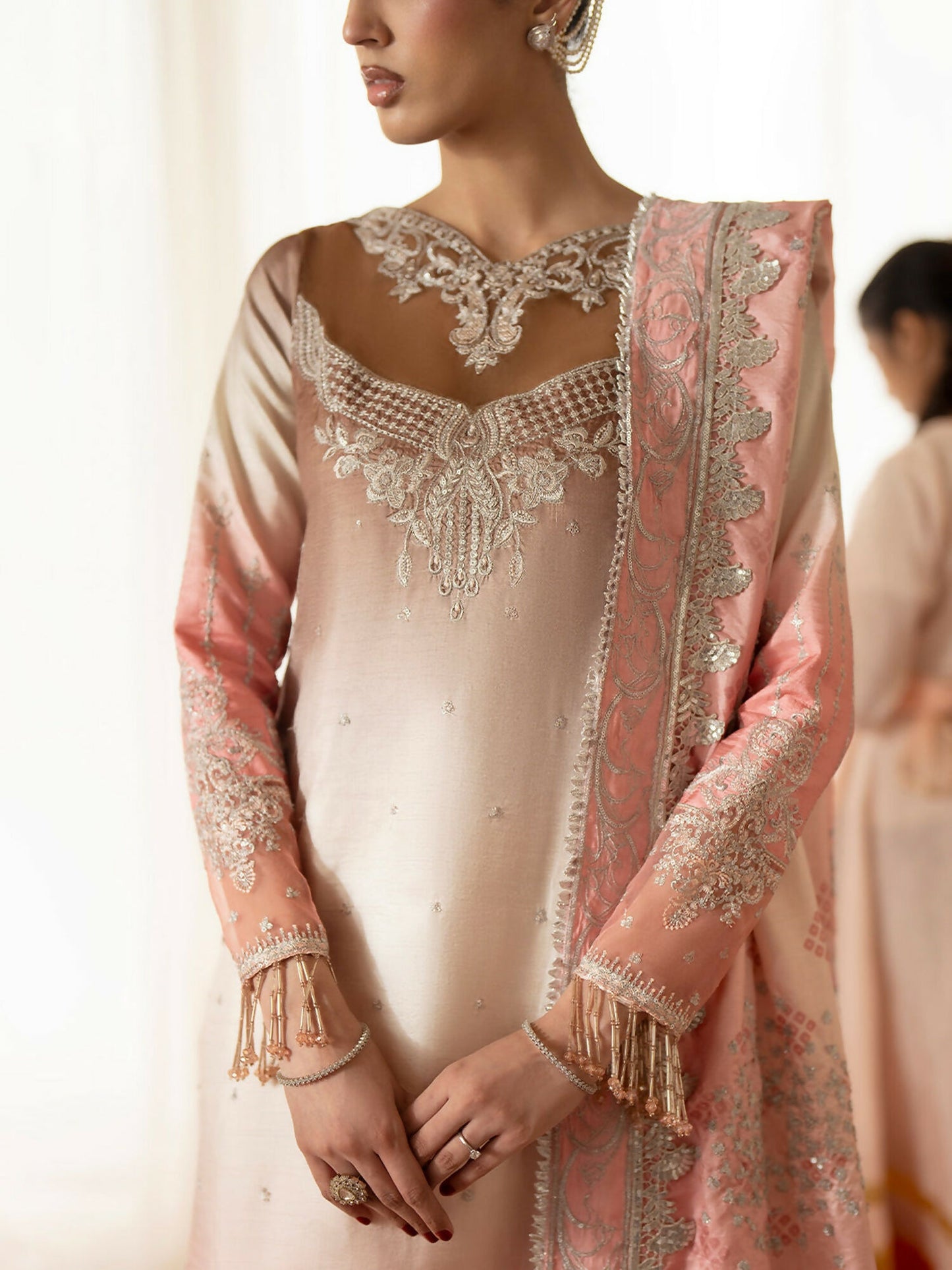 Parishay Ranibagh Luxury Formals Organza Embroidered Unstitched 3-Piece Suit-Meherbano