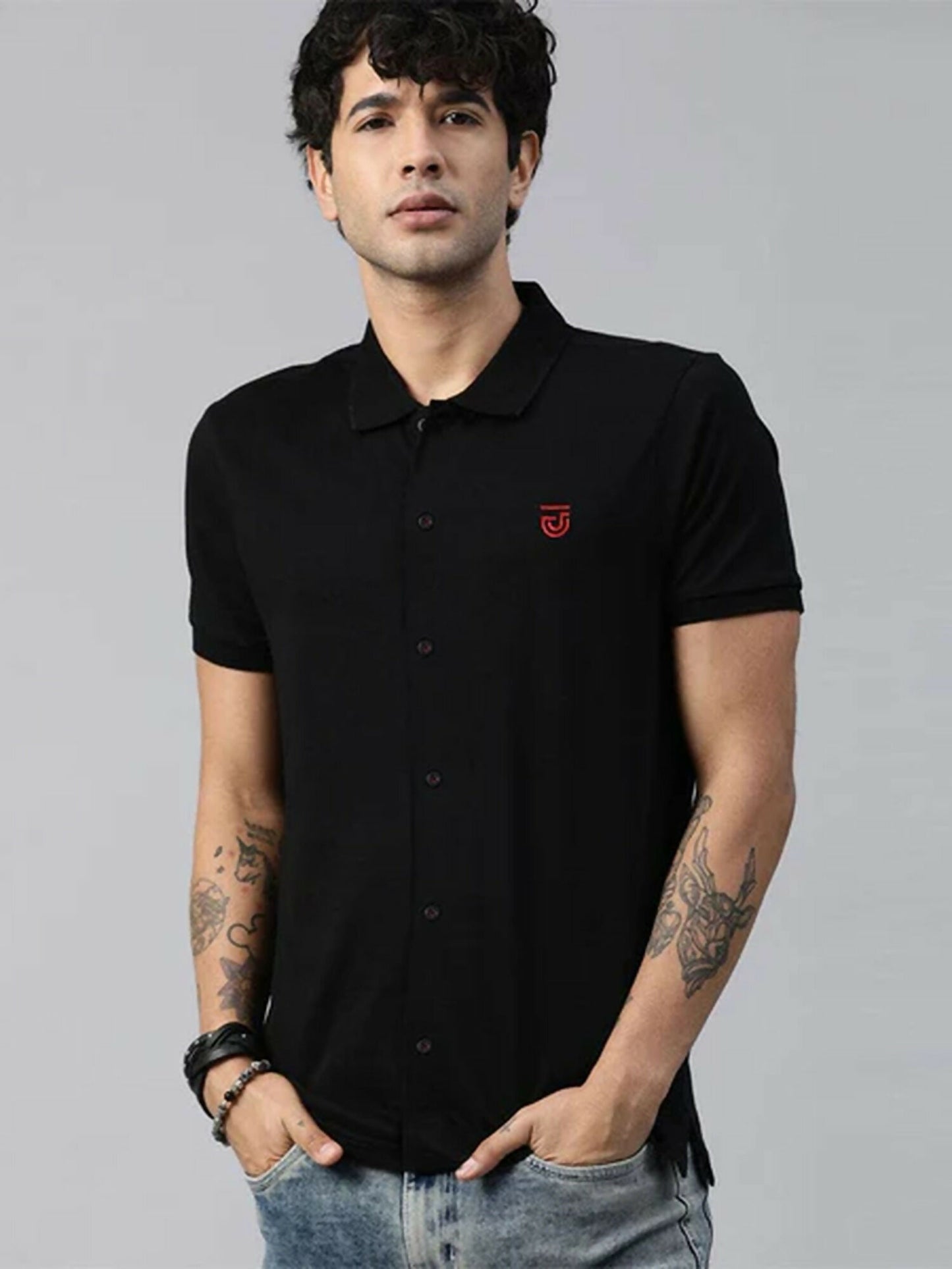 Jupiter Plain Pique Shirt-13812