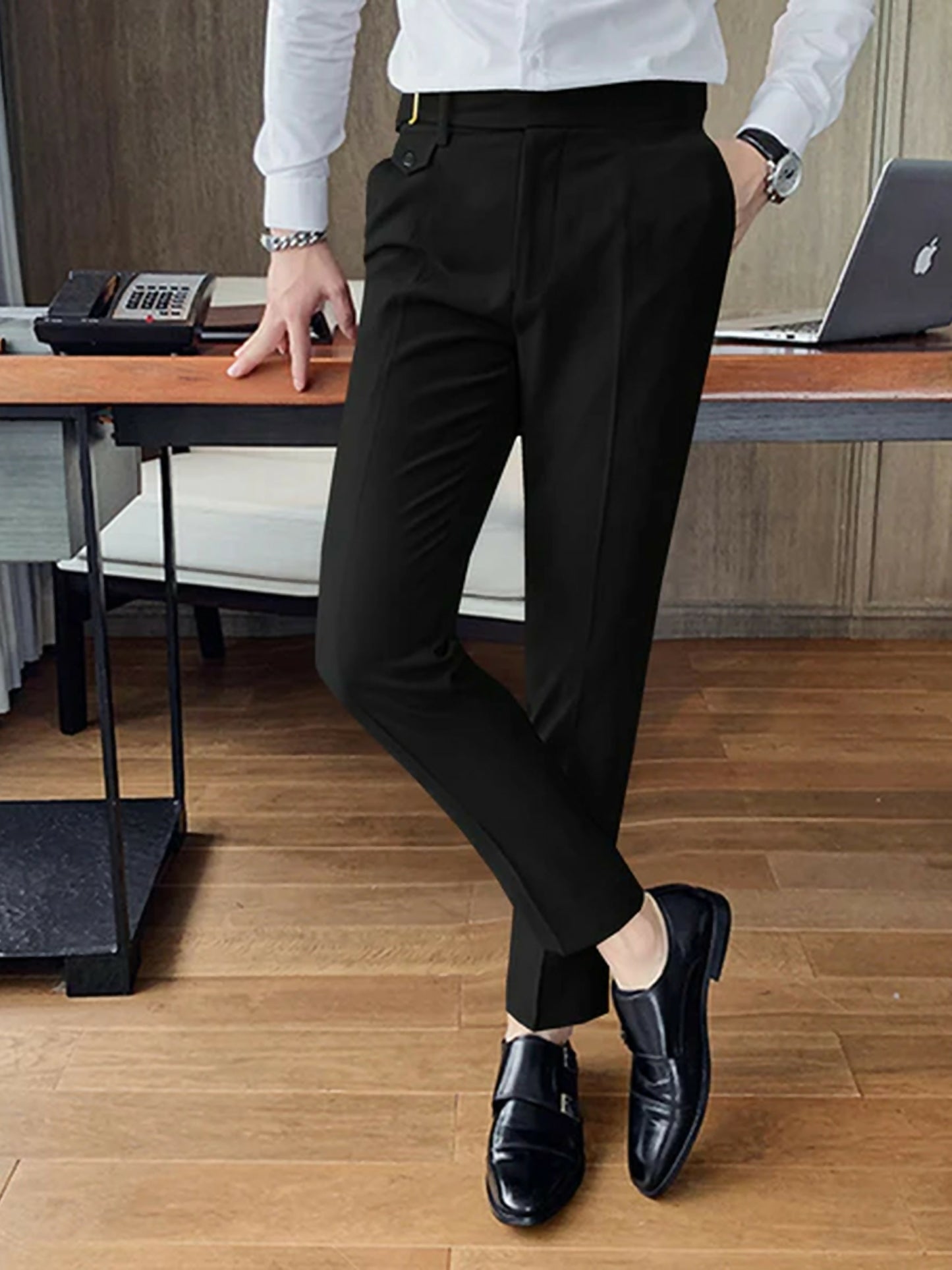 Jupiter Plain Vintage Style Gurkha Pant-15101