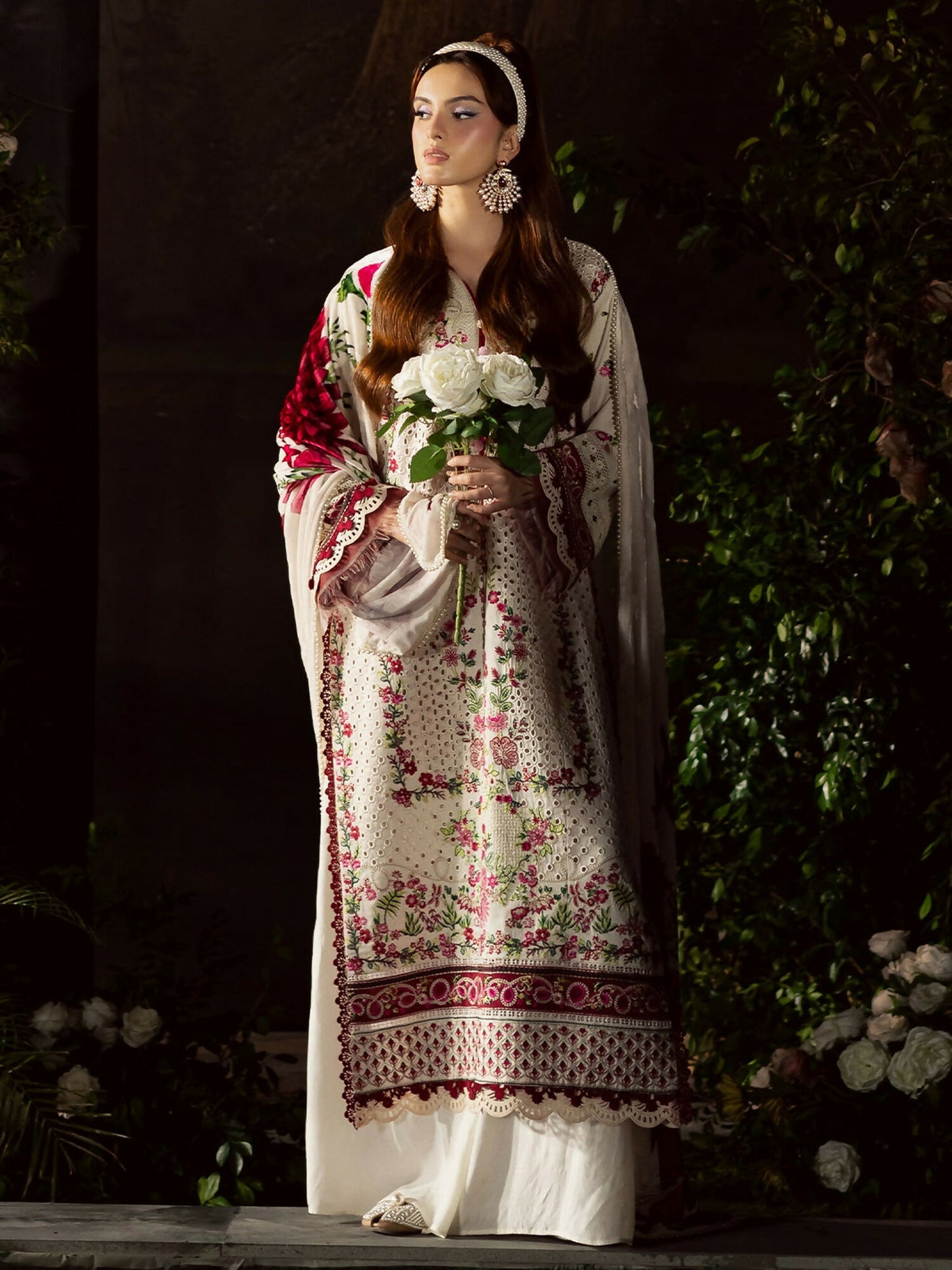 Mahnur Amelia Kotrai Embroidered Stitched 3-Piece Suit-CK-002