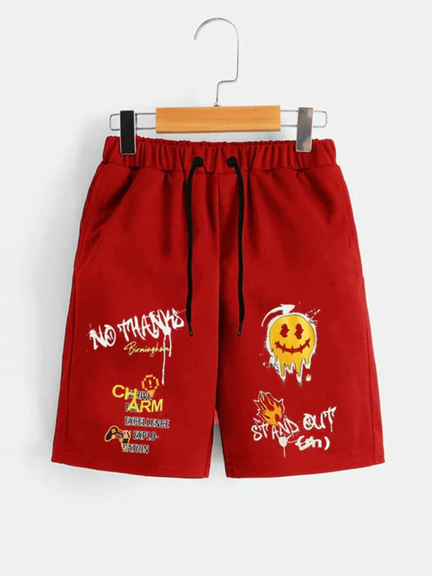 Jupiter Printed Graphic Terry Short-13393