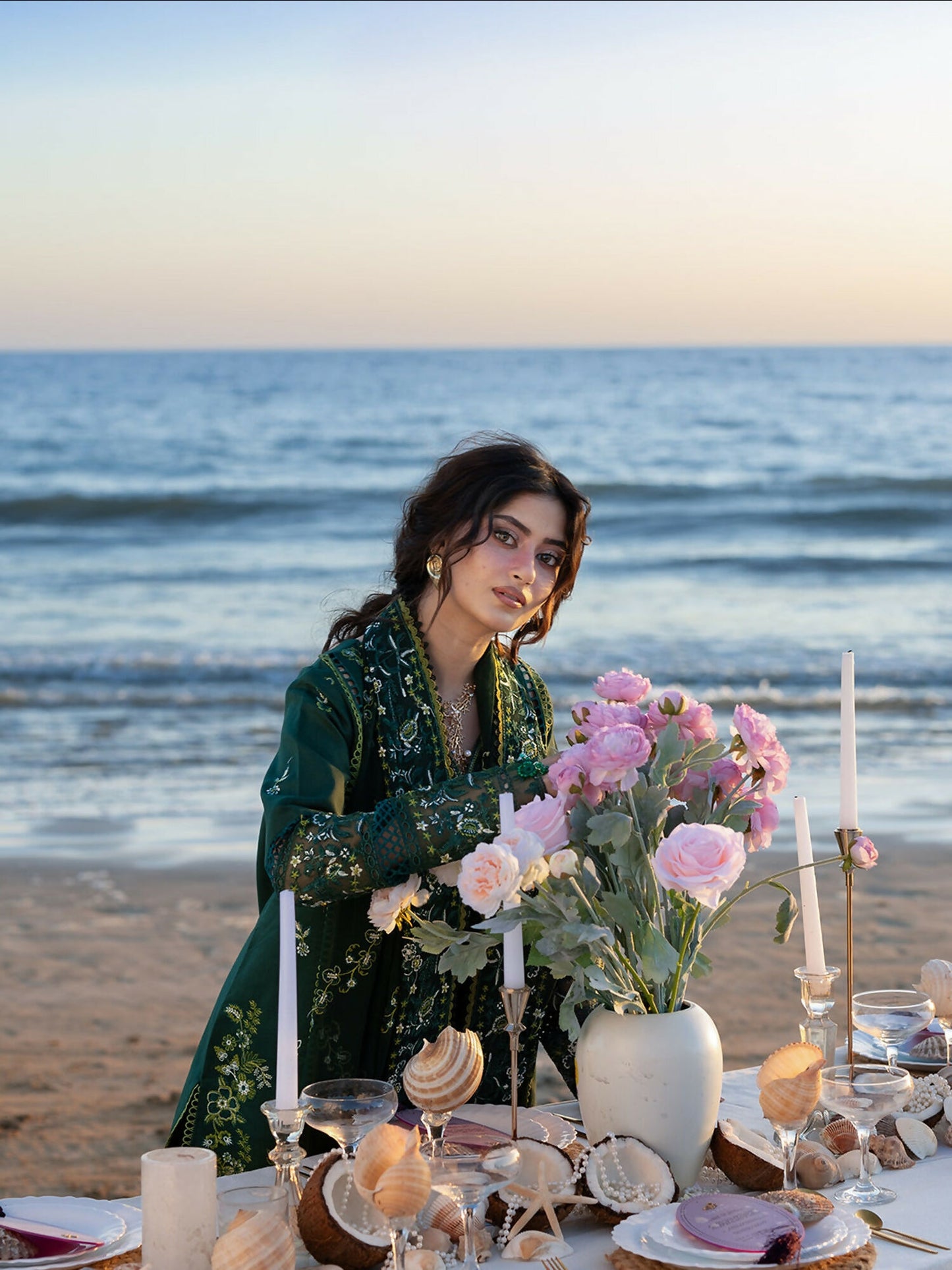 Mahnur Sirene Luxury Lawn'26 Embroidered Unstitched 3-Piece Suit-S-03