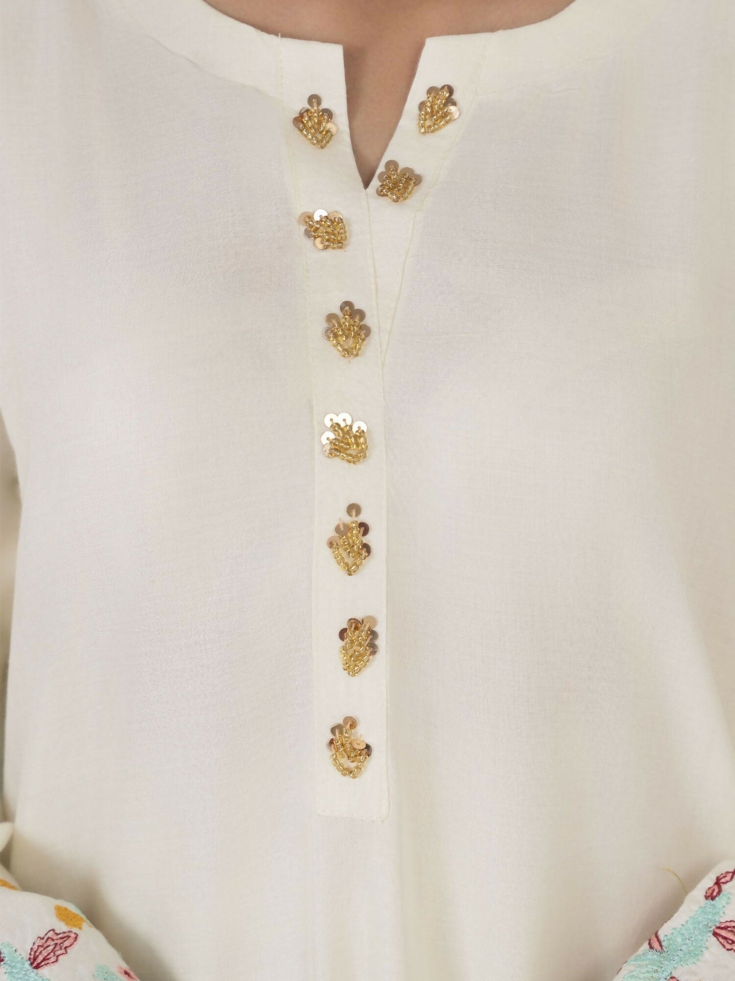 Stylish Collection Serene Summer Linen Embroidered Stitched 3-Piece Suit-Kastoor Embroidered