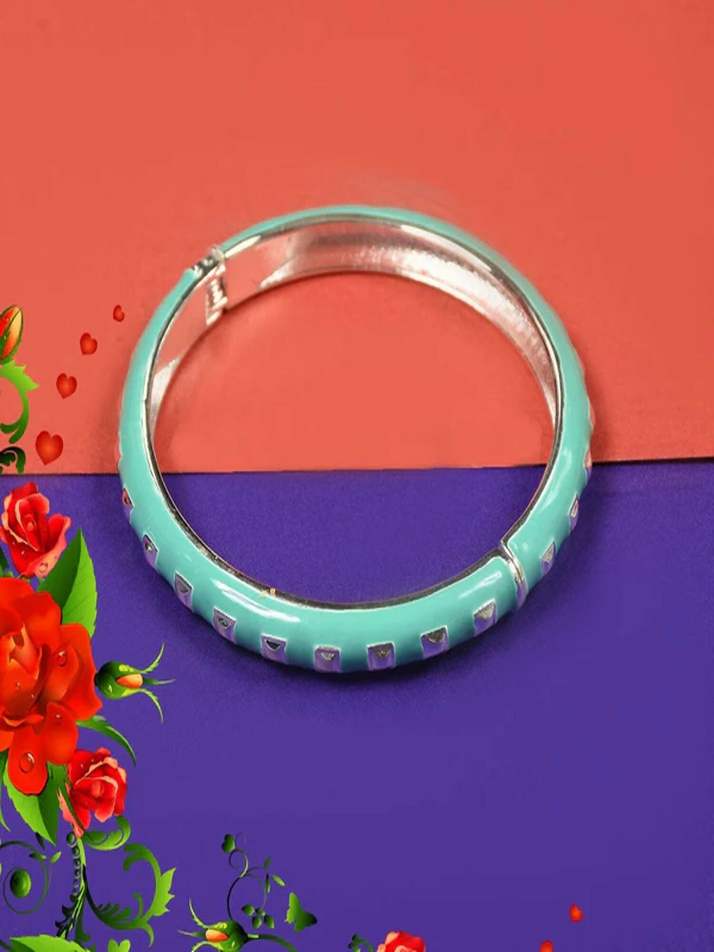 Funky's Women Mini Box design Clutch Bangle-10881